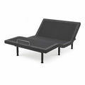 Letto regolabile nero in acciaio e poliestere 200x100 cm