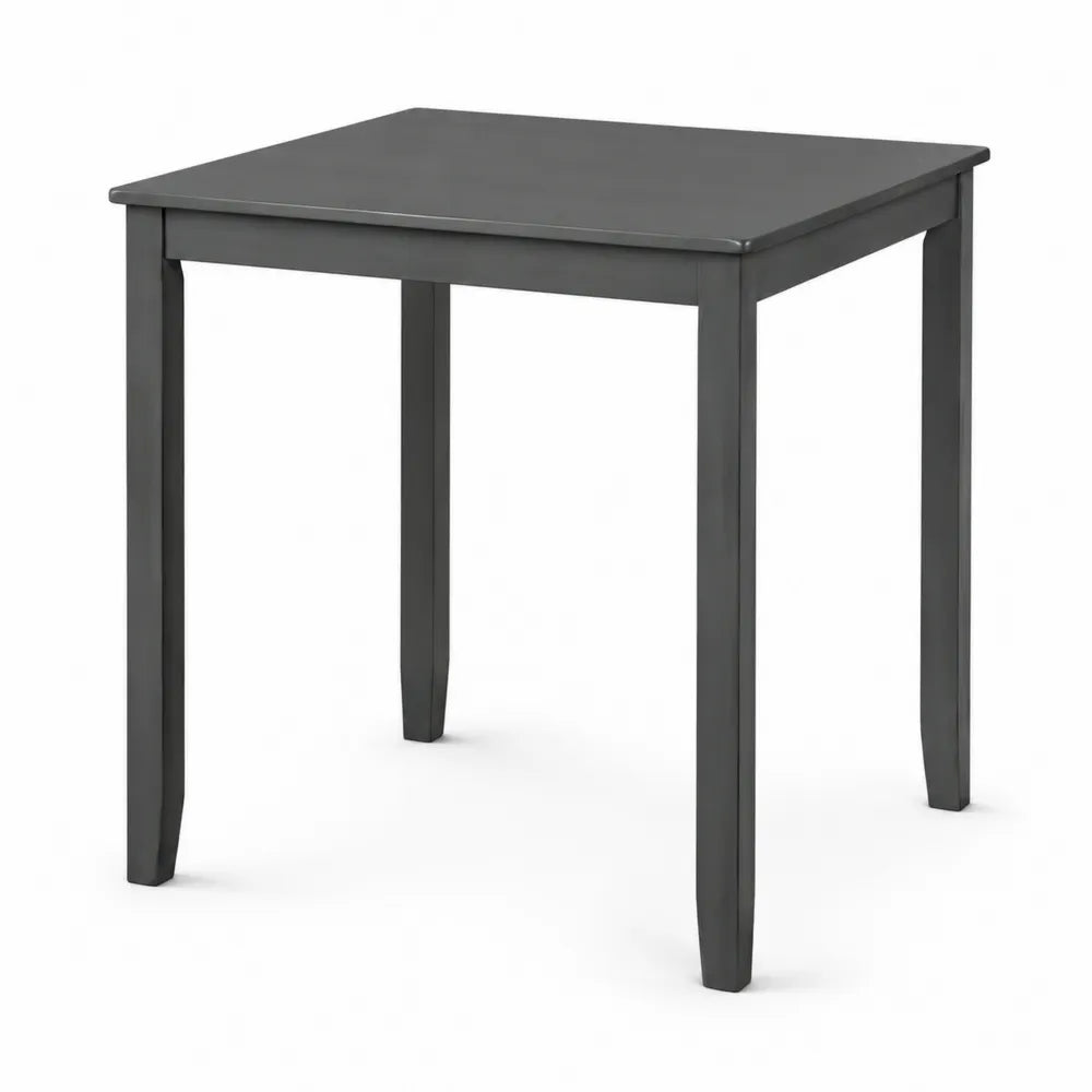 Tavolo da pranzo quadrato in legno nero 75x75x75 cm