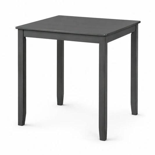 Tavolo da pranzo quadrato in legno nero 75x75x75 cm